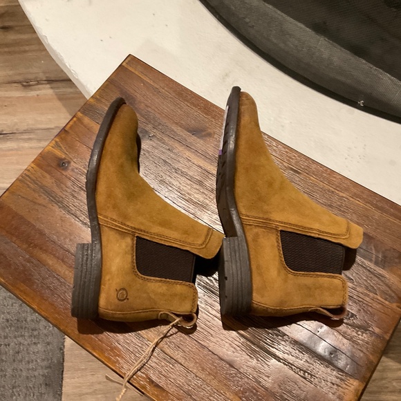 Born Tan Suede Ankle Boots - Picture 5 of 9